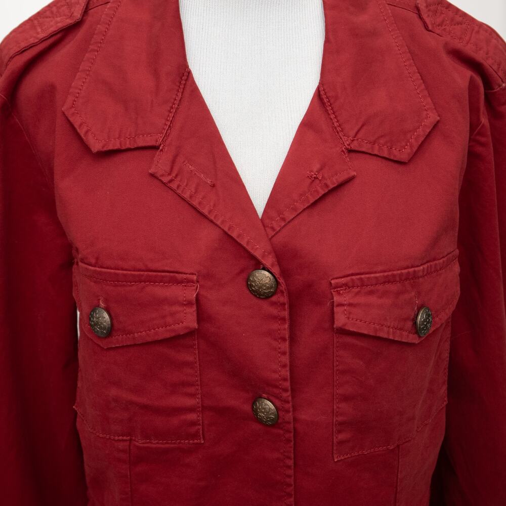 Sanctuary Wine Basic Utility Jacket Size Large - image 5